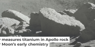 The Camelot crater in the Moon’s Taurus-Littrow Valley is where the sample containing trivalent titanium was found. NASA/Apollo 17: AS17-145-22159